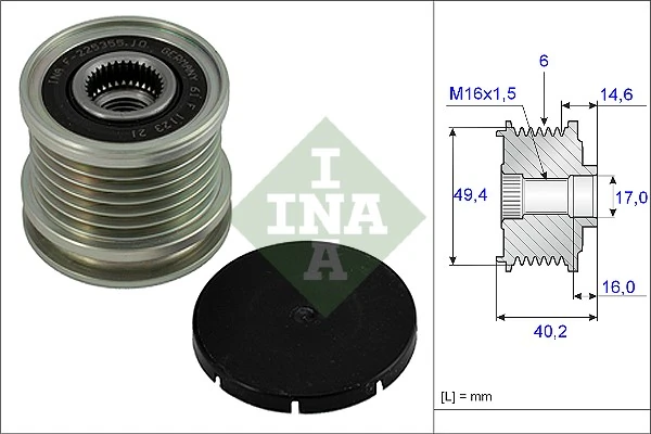 Alternator Freewheel Clutch